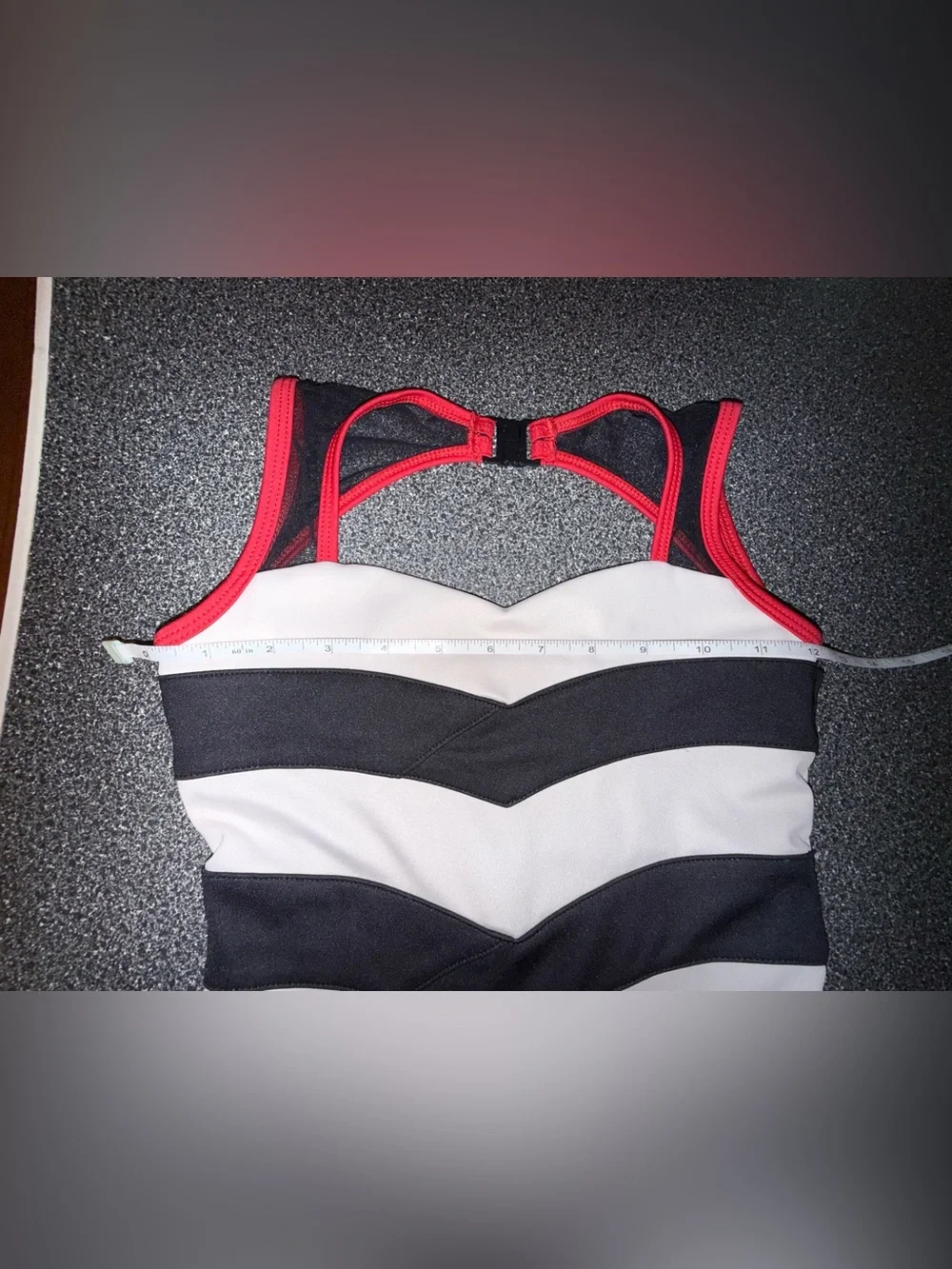 Tiger Friday Red/Black/White Dance Unitard Size Child X-Large